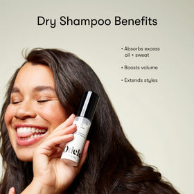 Odele Dry Shampoo Powder 1 oz with arrowroot and rice ingredients