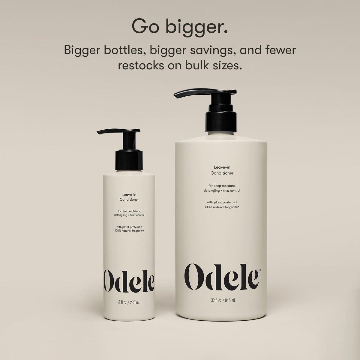 Odele Vegan Leave-In Conditioner 32 fl oz back view