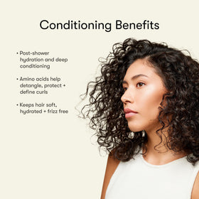 Odele Vegan Leave-In Conditioner in a bathroom setting