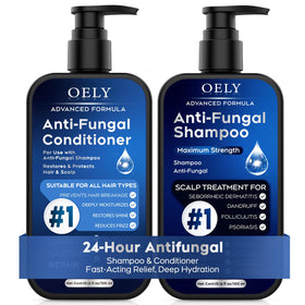 oely Anti-Dandruff Shampoo & Conditioner Set front view