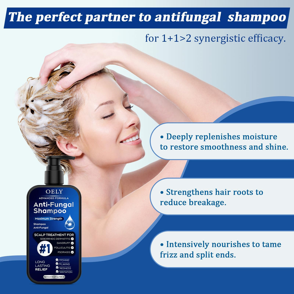 oely Anti-Dandruff Shampoo & Conditioner Set with ingredients