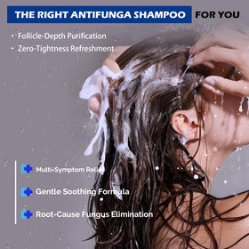 oely Antifungal Shampoo 345g with a lather