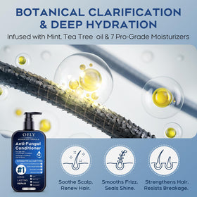 oely Deep Moisturizing Folliculitis Conditioner texture close-up