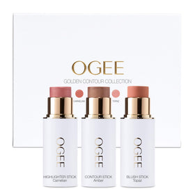 Ogee Face Stick Trio front view with three contour sticks