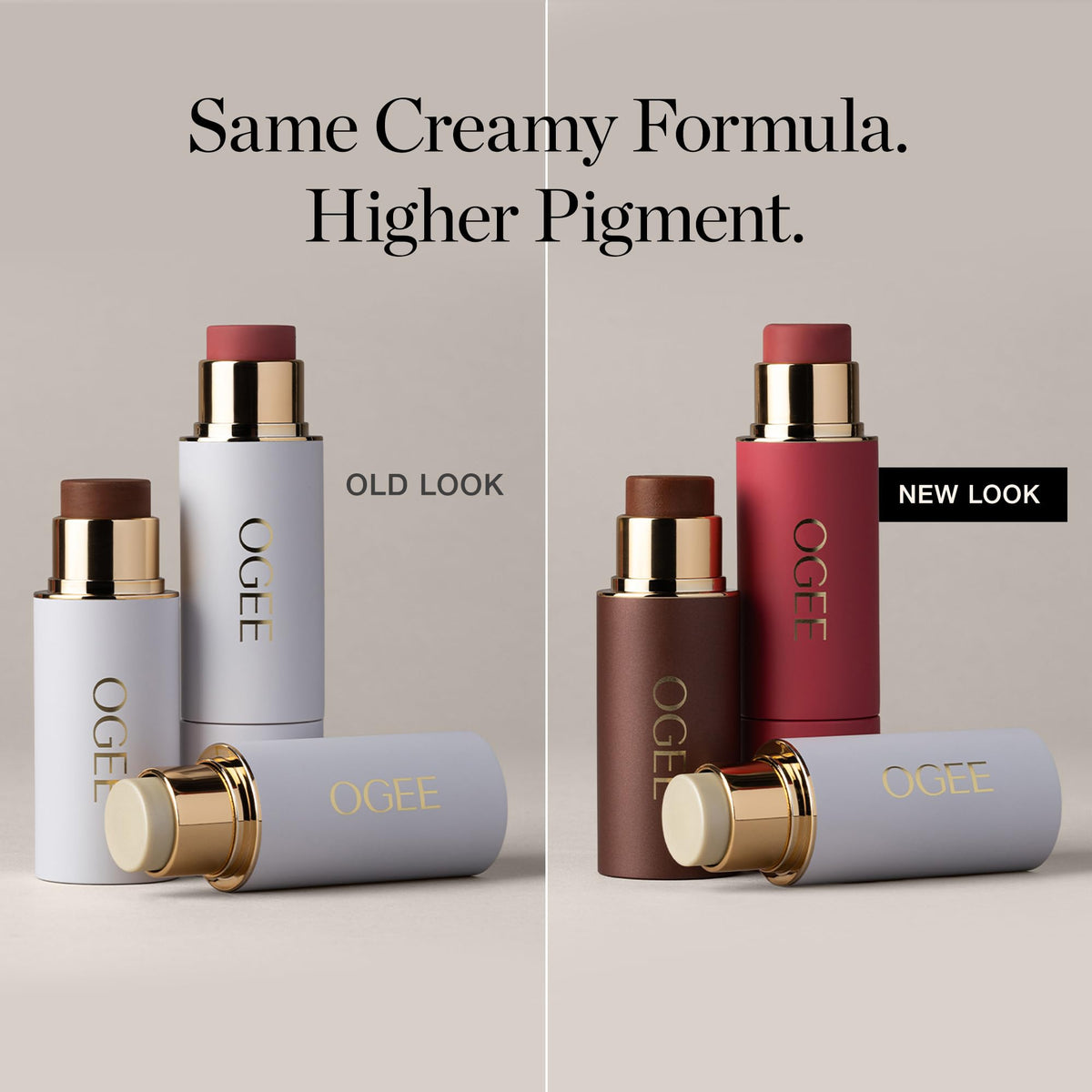 Ogee Face Stick Trio packaging showing all three sticks