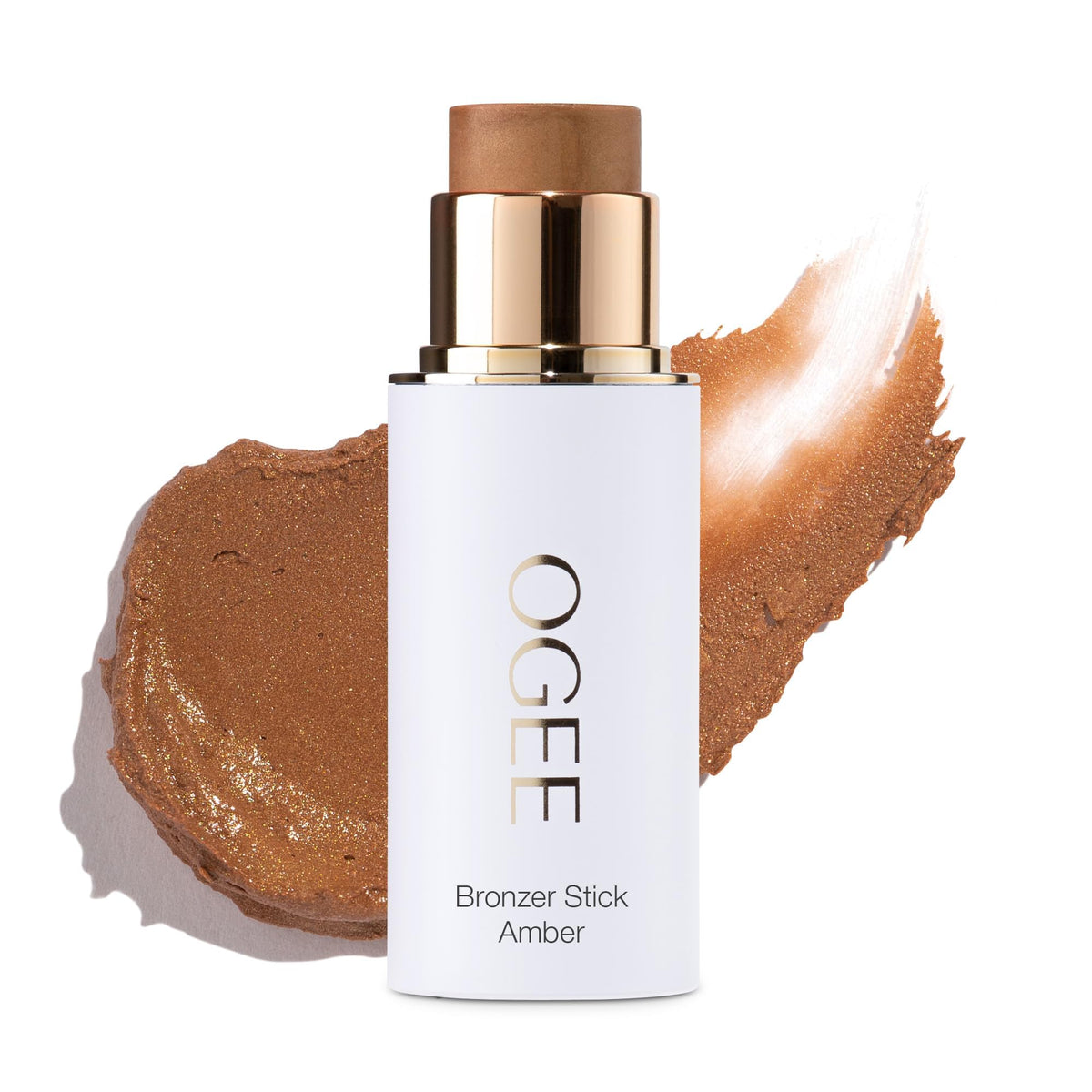Ogee Sculpted Face Stick Amber front view