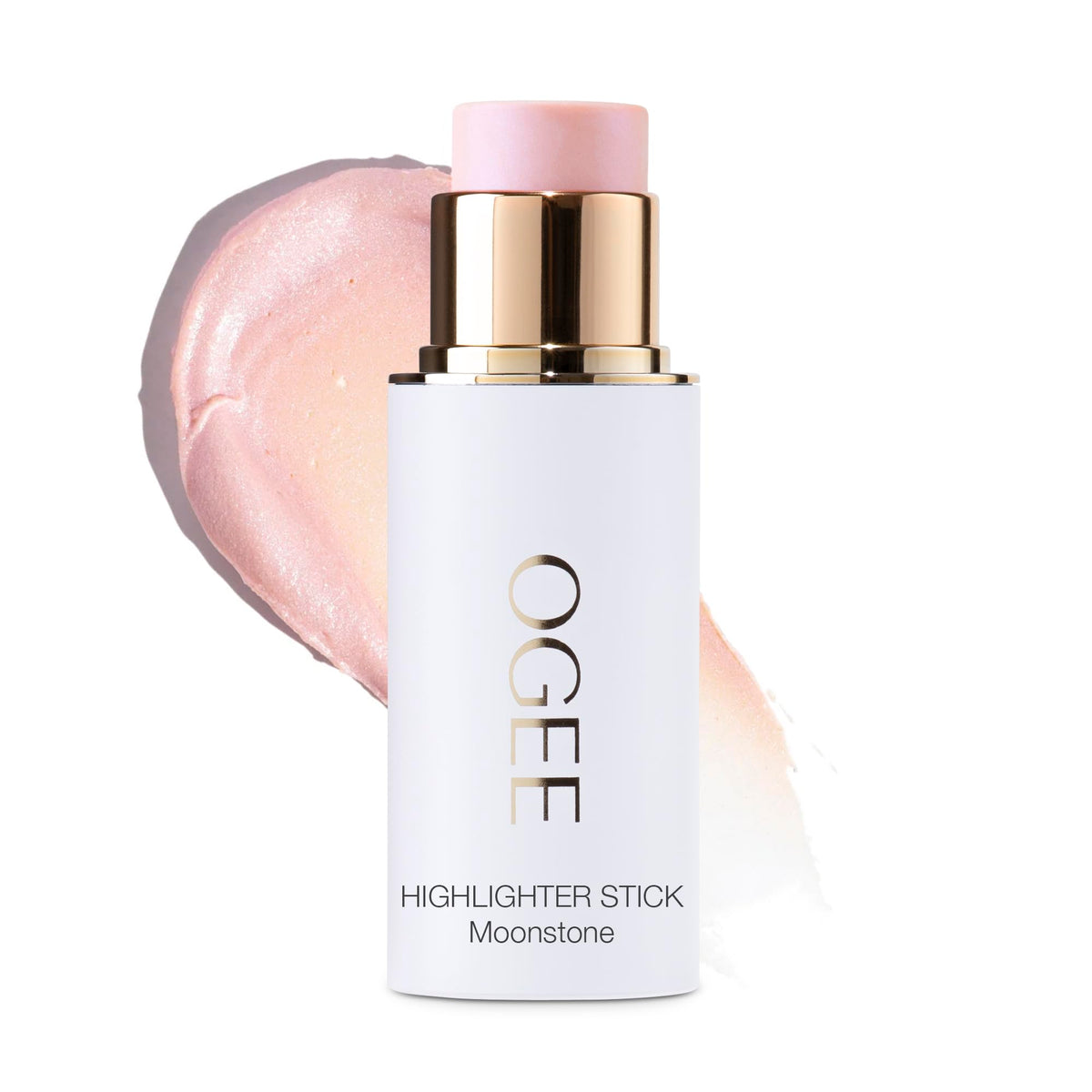 Ogee Sculpted Face Stick Moonstone front view