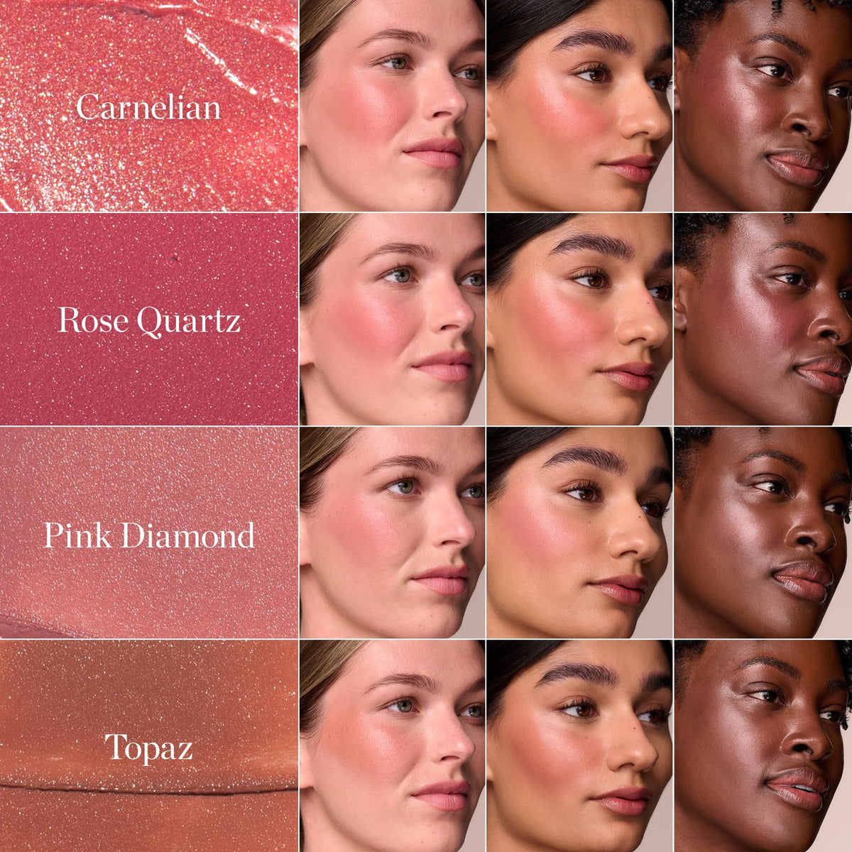 Ogee Sculpted Face Stick Topaz in makeup setting