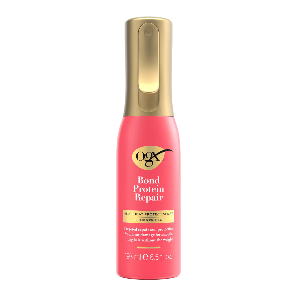 OGX Bond Protein Repair Heat Protect Spray 450°F front view