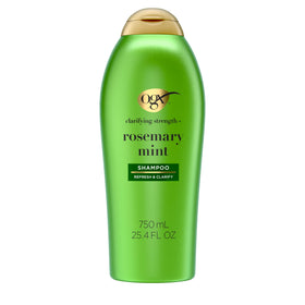OGX Clarifying Strength Rosemary Mint Shampoo front view 25.4 fl oz