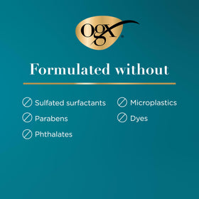 OGX Coconut Milk Conditioner applied to hair