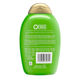 OGX Extra Strength Refreshing Scalp + Teatree Mint Conditioner packaging detail