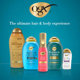 OGX Hydration + Sea Kelp Body Scrub lather on skin