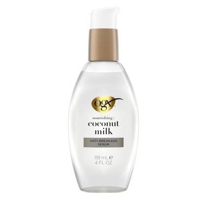OGX Nourishing Coconut Milk Anti-Breakage Hair Serum 2 Pack front view