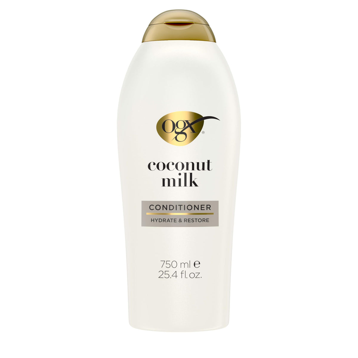 OGX Nourishing + Coconut Milk Conditioner front view 25.4 fl oz