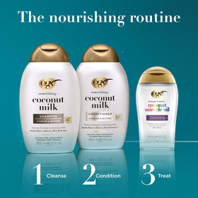 OGX Nourishing + Coconut Milk Conditioner texture