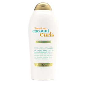 OGX Quenching + Coconut Curls Shampoo 25.4 fl oz front view