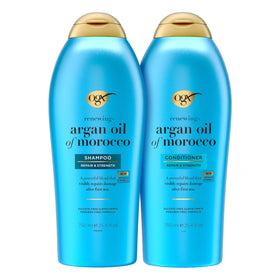 OGX Renewing + Argan Oil of Morocco Shampoo front view, 25.4 fl oz
