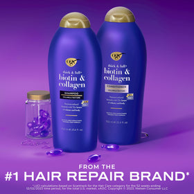OGX Thick and Full Conditioner 25.4 Fl Oz bottle front view