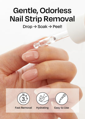ohora Care Easy Peel Remover back view with ingredients