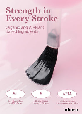 ohora Gel Nail Care nail wraps application process