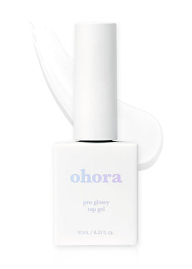 ohora Gel Nail Care Pro Glossy Top Gel packaging front view