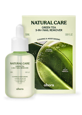ohora Natural Care Green Tea 3-in-1 Nail Remover 50mL front view