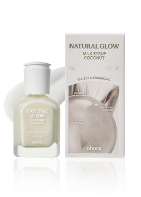 ohora Natural Glow Milk Syrup Nail Strengthener 15 mL Coconut front view