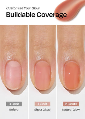 ohora Natural Glow Milk Syrup Nail Strengthener Chai 15 mL close-up of bottle