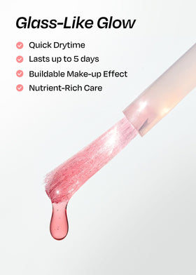 ohora Natural Glow Water Syrup in a nail care routine