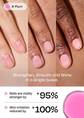 ohora Natural Glow Water Syrup Nail Strengthener bottle with cap