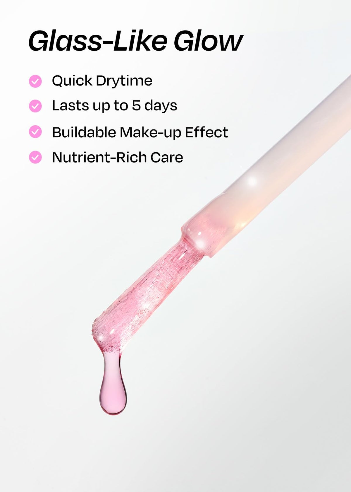 ohora Natural Glow Water Syrup Nail Strengthener on a nail care table