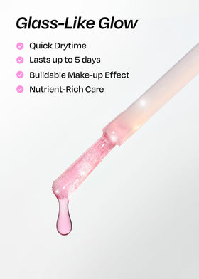 ohora Natural Glow Water Syrup Nail Strengthener on a nail care table