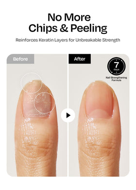 ohora Natural Glow Water Syrup on a nail care table