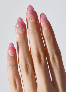 ohora Semi Gel Nail Strips Cupid Glitz packaging