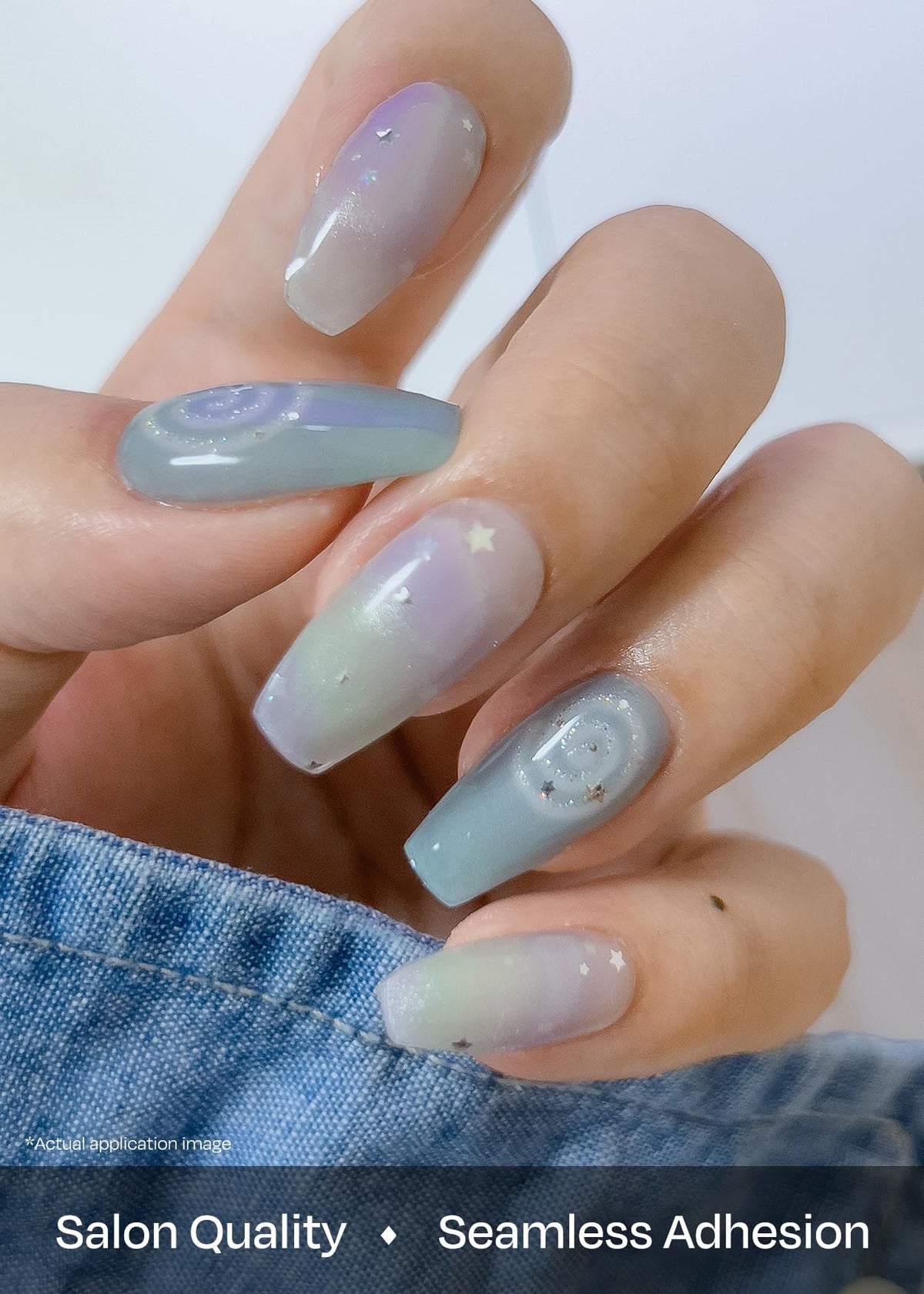 ohora Semi Gel Nail Strips in various sizes and designs