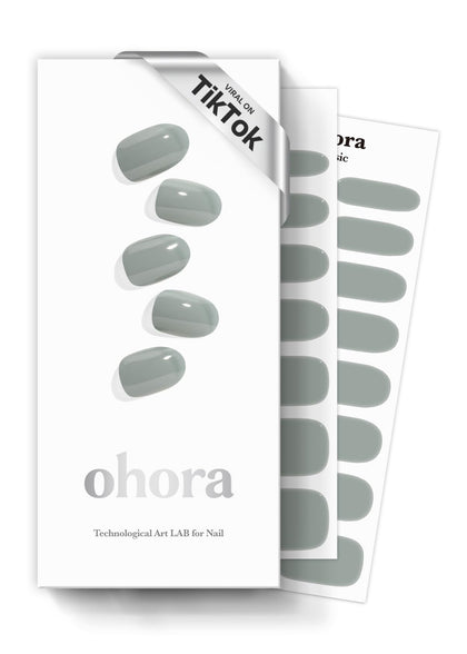 ohora Semi Gel Nail Strips N Cream Fog box front view