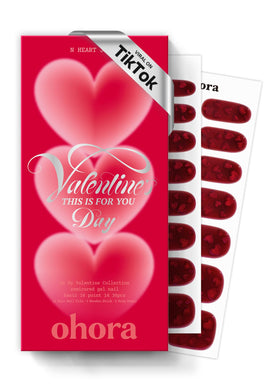 ohora Semi Gel Nail Strips N Heart Jelly box front view