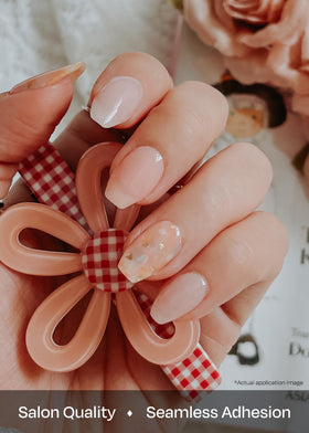 ohora Semi Gel Nail Strips N Lazy Sunday prep pads and nail file