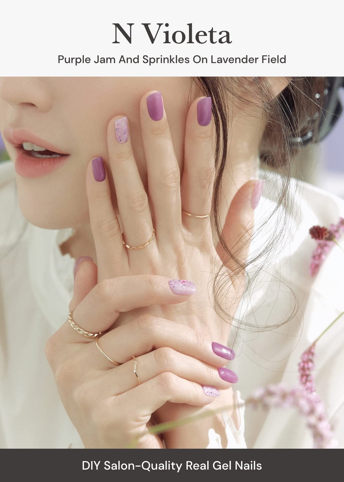 ohora Semi Gel Nail Strips packaging with accessories