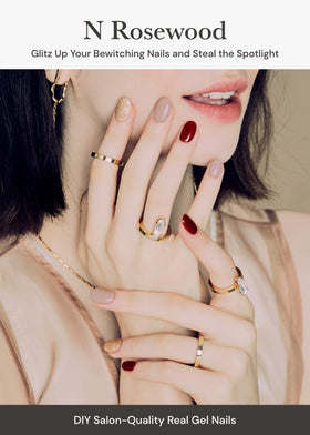ohora Semi Gel Nail Strips packaging with included accessories