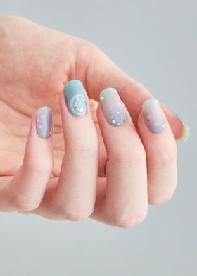 ohora Semi Gel Nail Strips packaging with nail wraps