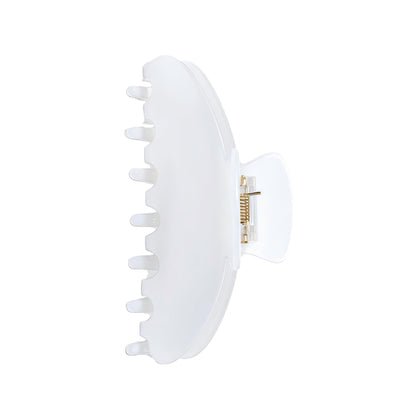 OideGuiing Pearl White 4-Inch Claw Clip front view