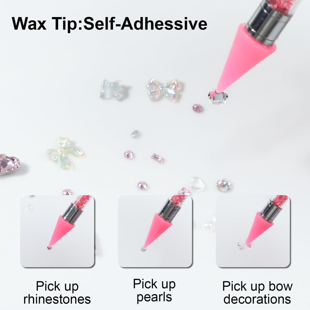 OIFEN precision tweezers in blue and pink