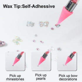 OIFEN precision tweezers in blue and pink