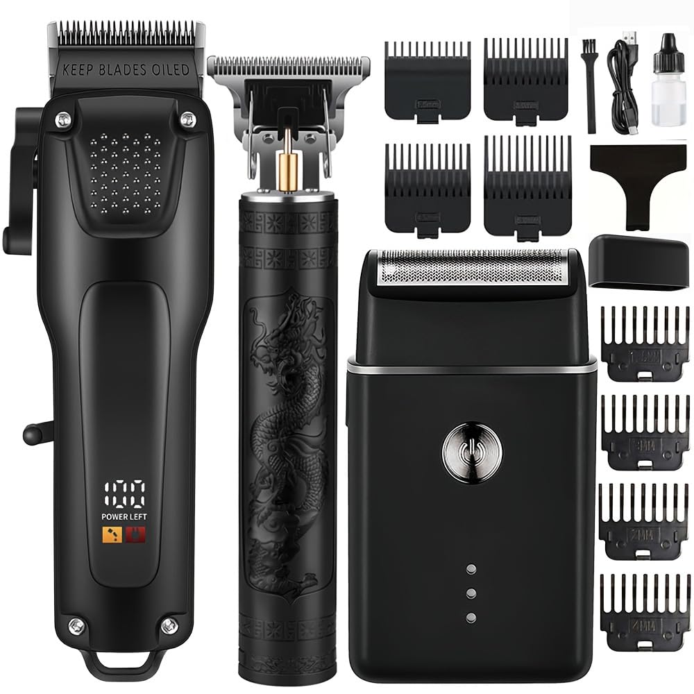 OIYO Hair Clippers 3-in-1 Grooming Kit front view