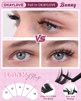 OKAYLOVE 2-in-1 Bond & Seal included in the lash kit