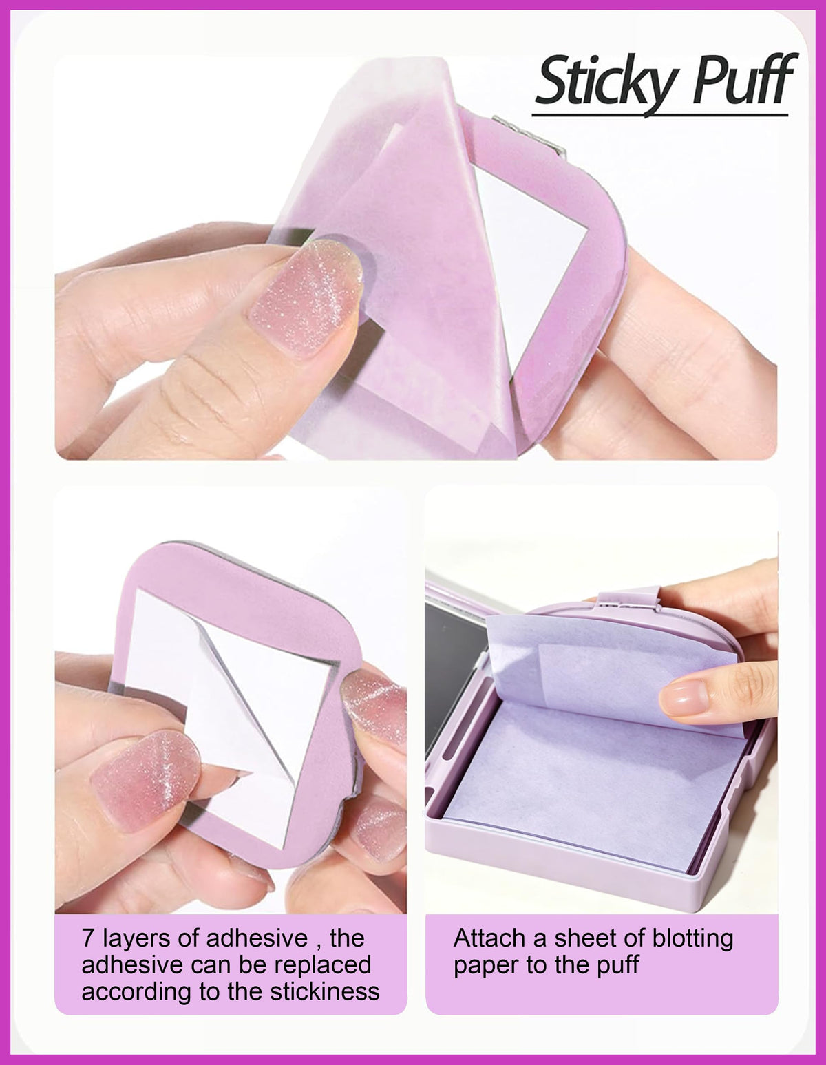 Okerker lavender oil blotting papers with applicator pad