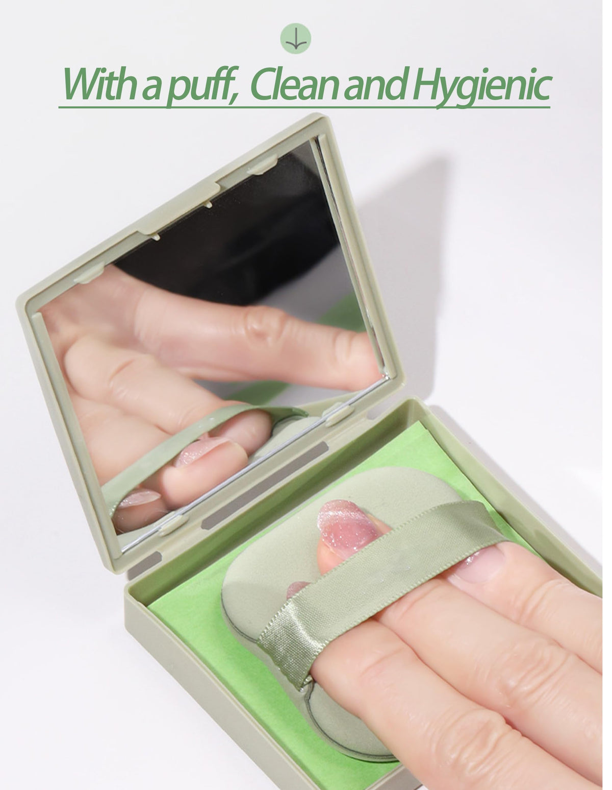 Okerker Oil Blotting Papers in a handbag