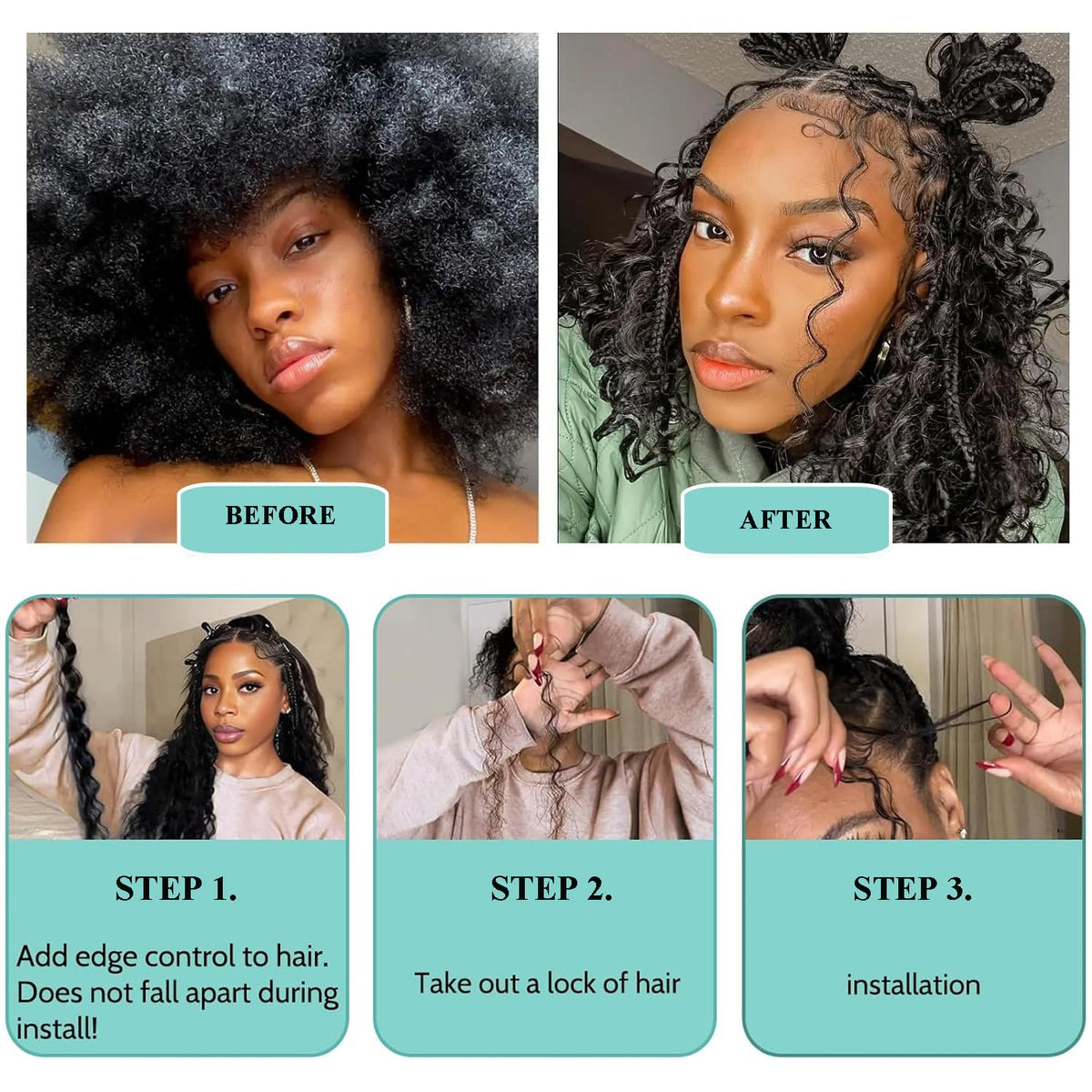 OKVOKV hair bundle showcasing length and volume
